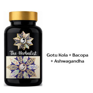 Gotu Kola + Bacopa + Ashwagandha (60 x Capsules)